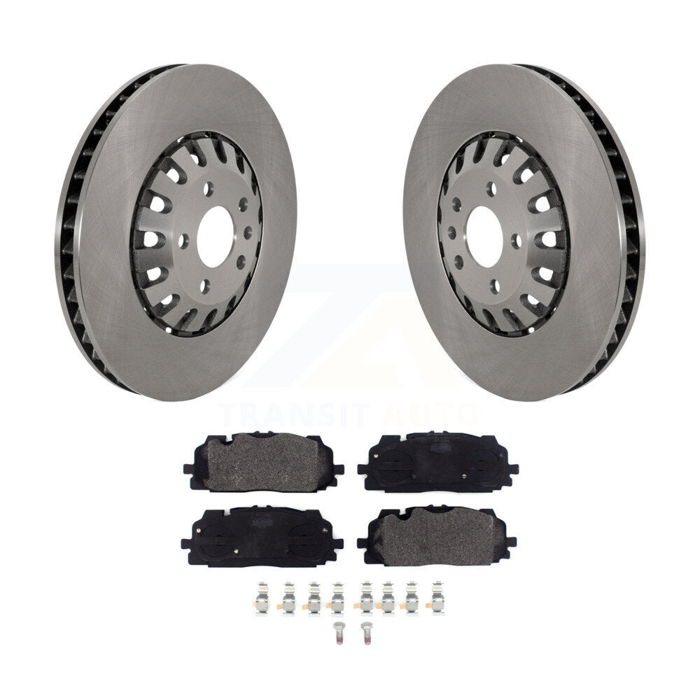 Kit de rotor de frein avant et de plaquettes semi-métalliques pour Audi Q7 Q8 A6 Quattro A7 Sportbac
