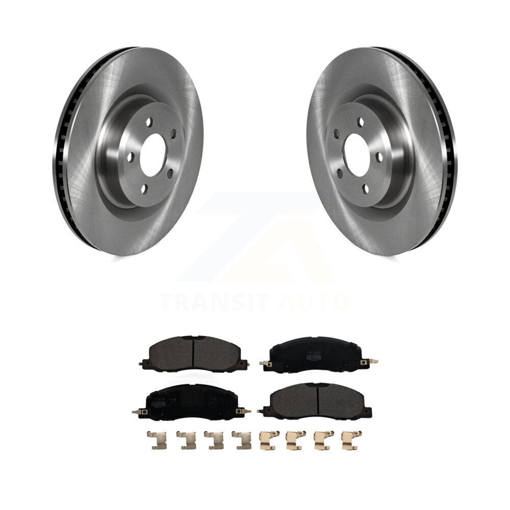 Rotor de frein à disque avant et Kit de plaquettes semi-métalliques pour Ford Explorer Lincoln Aviato