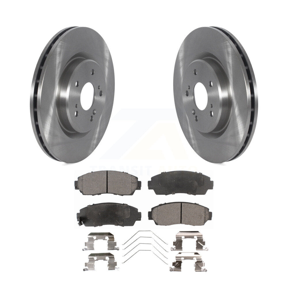 Kit de disques de frein à disque avant et de plaquettes semi-métalliques pour Acura RDX 2019-2023