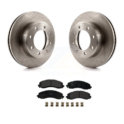 Kit de rotors de frein à disque avant et plaquettes semi-métalliques pour Ram 2500 3500 K8F-103803