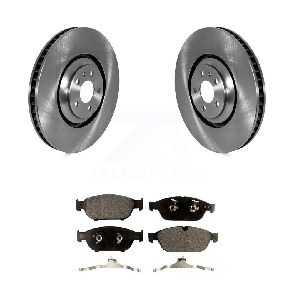 Kit de disques de frein à disque avant et plaquettes semi-métalliques pour Audi A8 Quattro