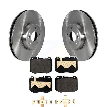 Rotor de frein à disque avant et Kit de plaquettes semi-métalliques pour Mercedes-Benz C300 C400 C350