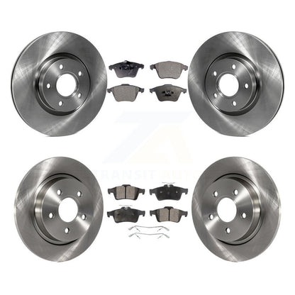 Kit de rotors de frein à disque avant et arrière et plaquettes semi-métalliques pour Volvo S40 K8F-10381