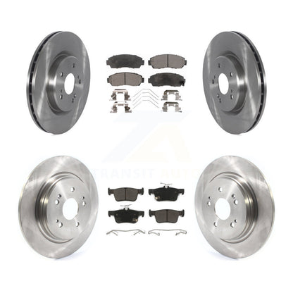 Kit de disques de frein à disque avant et arrière et plaquettes semi-métalliques pour Acura RDX 2019-2021