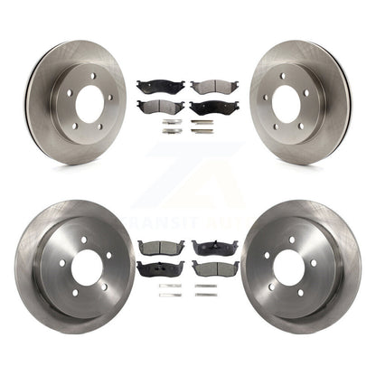 Kit de disques de frein avant et arrière et plaquettes semi-métalliques pour Ford F-150 Heritage 4W 2004