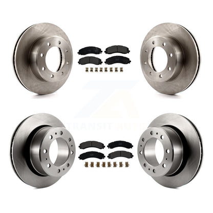 Kit de plaquettes de frein semi-métalliques pour disques de frein avant et arrière pour Ram 3500 avec roues doubles
