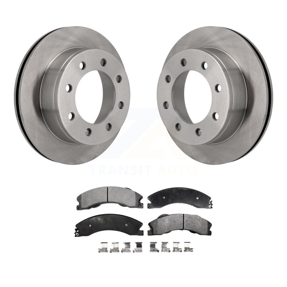 Kit de disques de frein à disque arrière et plaquettes semi-métalliques pour Chevrolet Express 4500