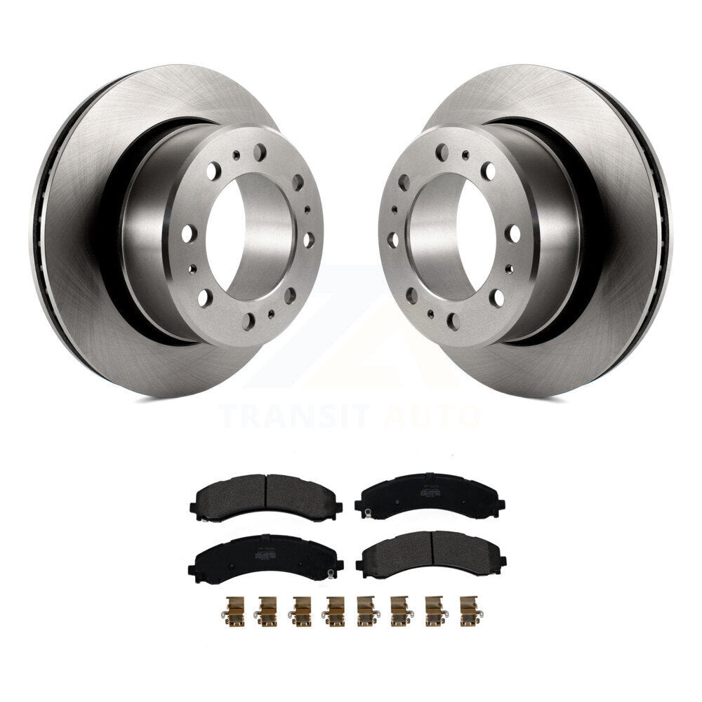 Kit de plaquettes de frein semi-métalliques pour rotors de frein arrière pour Ram 3500 20-21 avec roues doubles