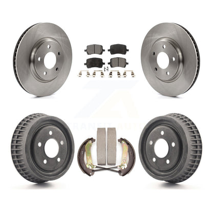 Rotors de frein à disque avant et arrière, Kit de tampons et de tambour semi-métalliques pour Chevrolet Malib