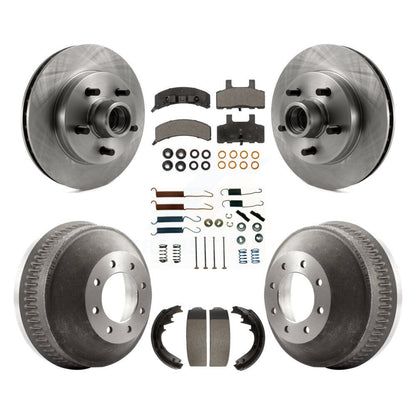 Kit de plaquettes et de tambour semi-métalliques pour Rotor de frein avant et arrière (7 pièces) pour C1500 Suburban GM