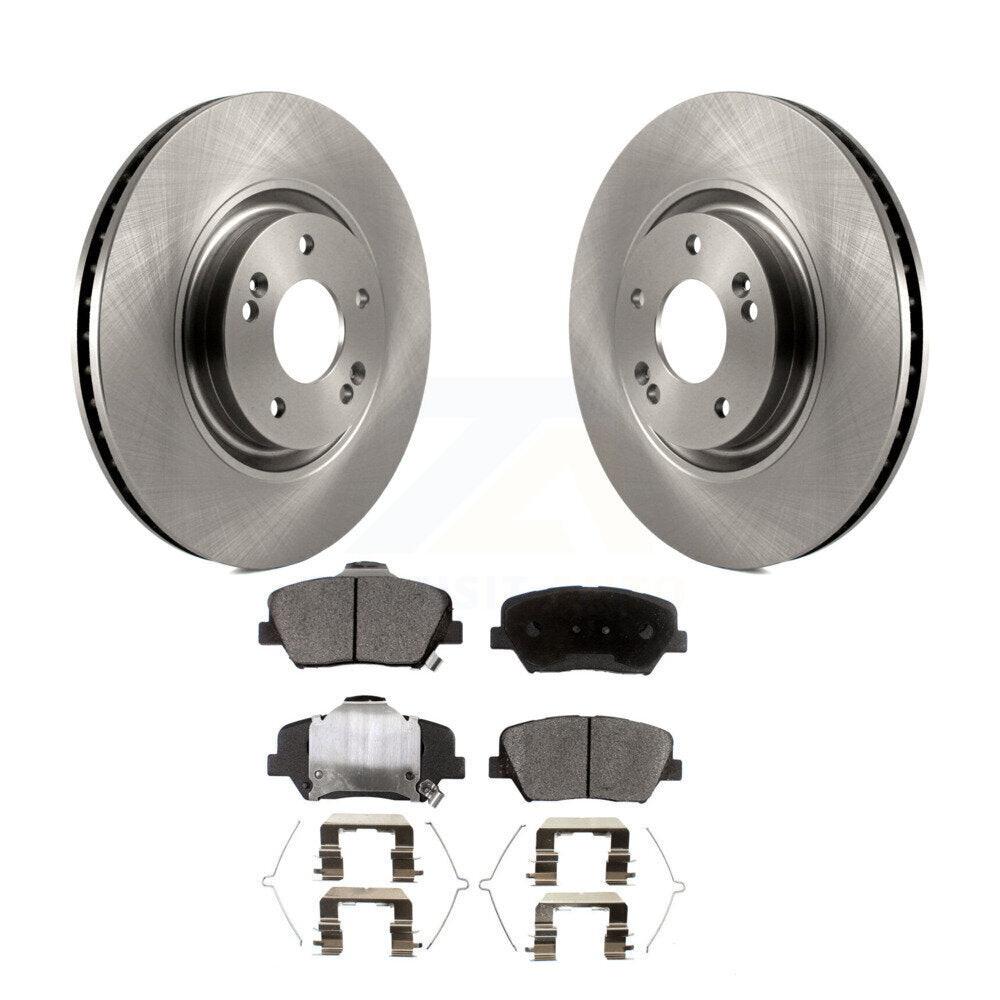 Kit de disques de frein à disque avant et de plaquettes semi-métalliques pour Hyundai Nexo 2019 – 2022