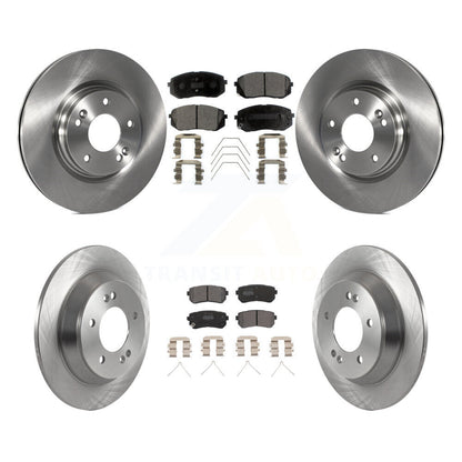 Kit de rotors de frein à disque avant et arrière et plaquettes semi-métalliques pour Hyundai Kona