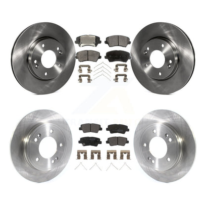 Kit de rotors de frein à disque avant et arrière et plaquettes semi-métalliques pour Hyundai Veloster