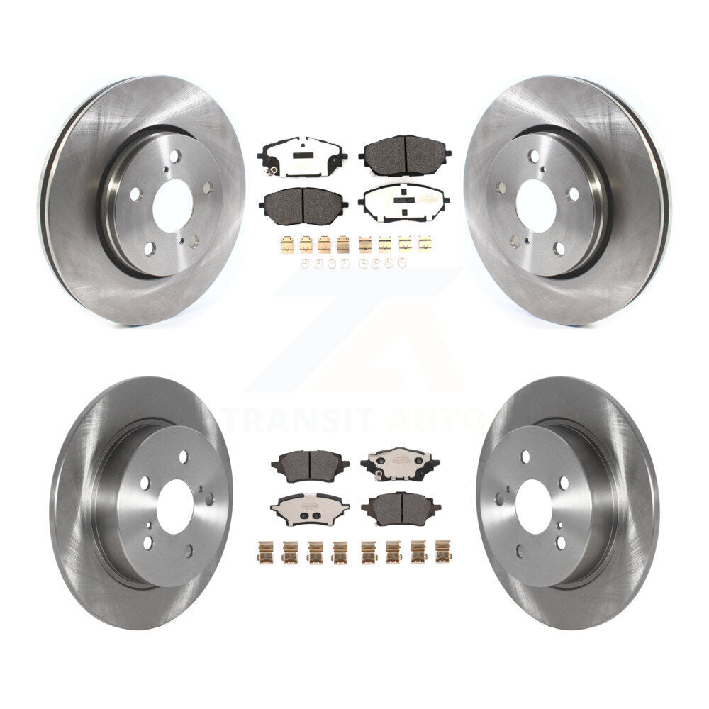 Kit de disques de frein à disque avant et arrière et plaquettes semi-métalliques pour Toyota C-HR