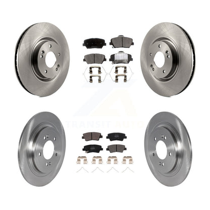 Kit de rotor de frein à disque avant et arrière et plaquettes semi-métalliques pour Hyundai Nex 2019 – 2020