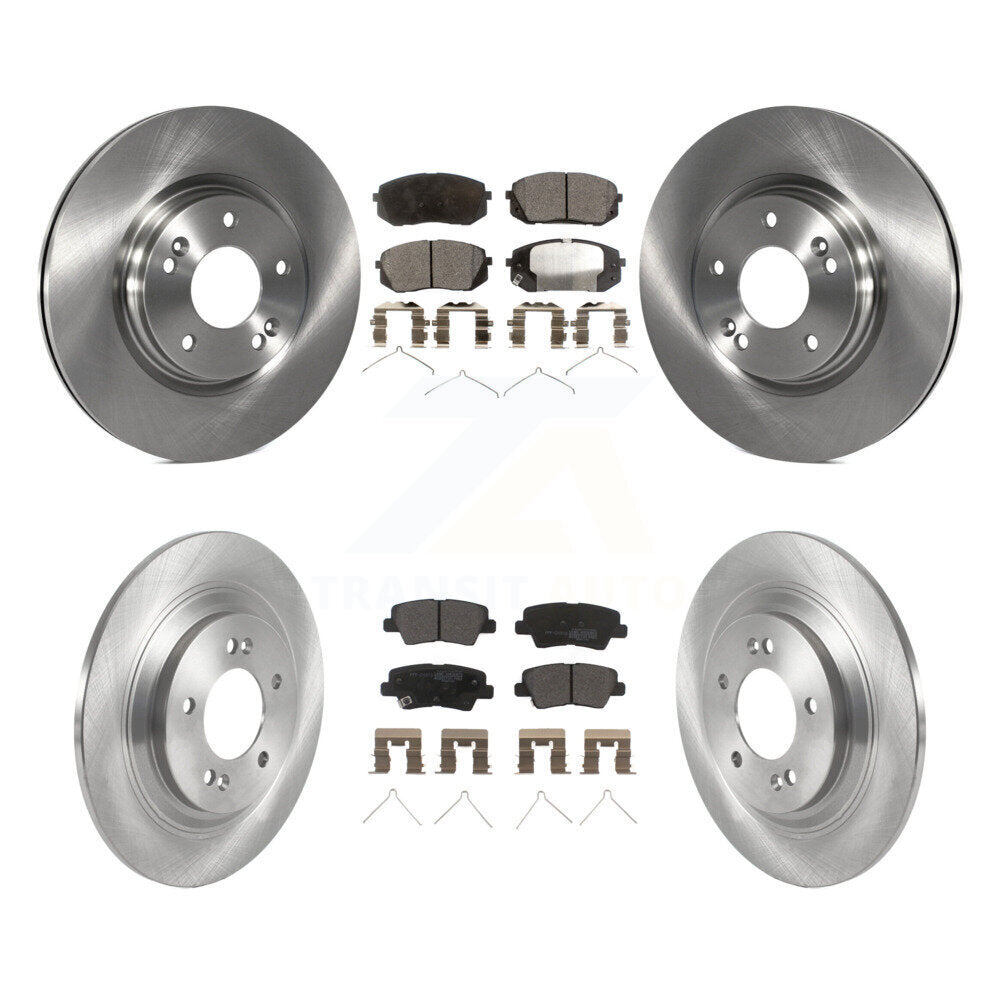 Kit de plaquettes de frein semi-métalliques pour Rotors de frein avant et arrière, pour Hyundai Kona électrique Kia Nir