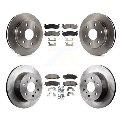 Rotors de frein à disque avant et arrière et Kit de plaquettes semi-métalliques pour GMC Sierra 1500 Classi