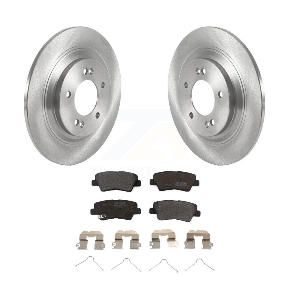 Kit de disques de frein à disque arrière et de plaquettes semi-métalliques pour Kia Niro EV 2019