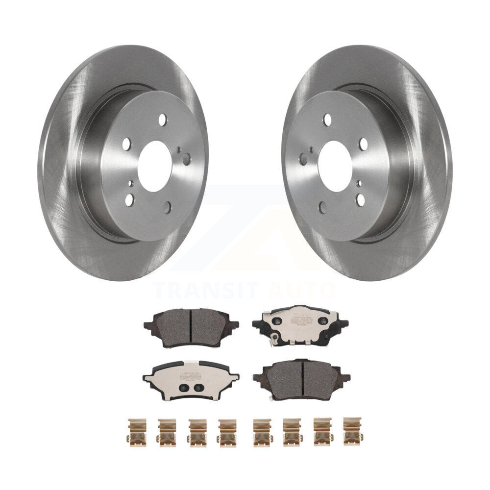 Kit de disques de frein à disque arrière et plaquettes semi-métalliques pour Toyota C-HR K8F-103898