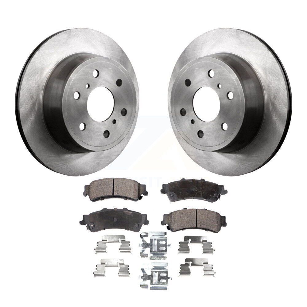 Kit de disques de frein à disque arrière et plaquettes semi-métalliques pour GMC Sierra 1500 Classic