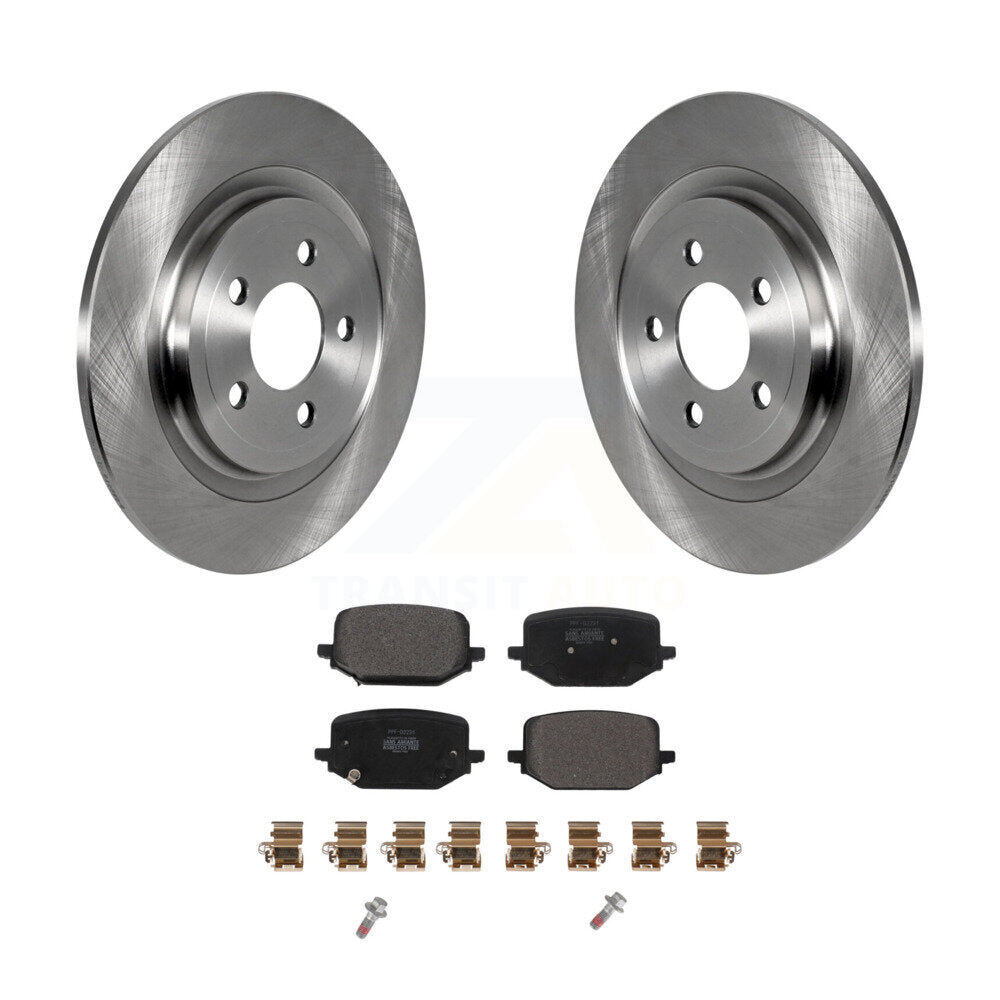 Kit de rotor de frein à disque arrière et de plaquettes semi-métalliques pour Ford Explorer 2.3 2022 – 2024