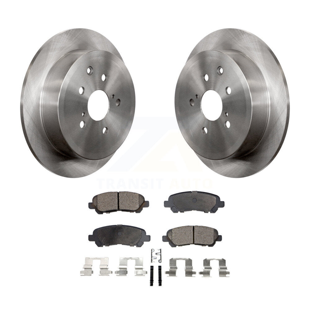 Kit de disques de frein à disque arrière et plaquettes semi-métalliques pour Toyota Highlander