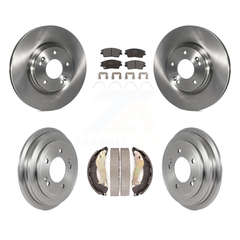 Kit de tambour à plaquettes semi-métalliques, Rotor de frein avant et arrière, pour Hyundai Elantra 1.6 17-20