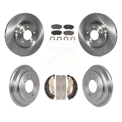 Kit de tambour à plaquettes semi-métalliques, Rotor de frein avant et arrière, pour Hyundai Elantra 1.6 17-20