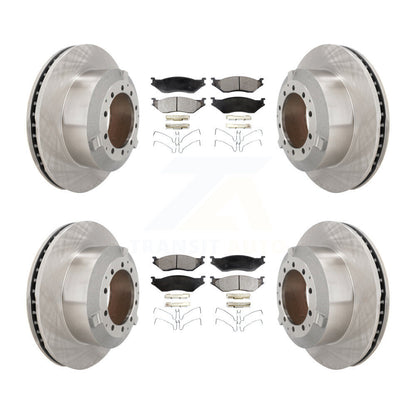 Kit de rotor de frein avant et arrière et plaquettes semi-métalliques pour International TerraStar IC A