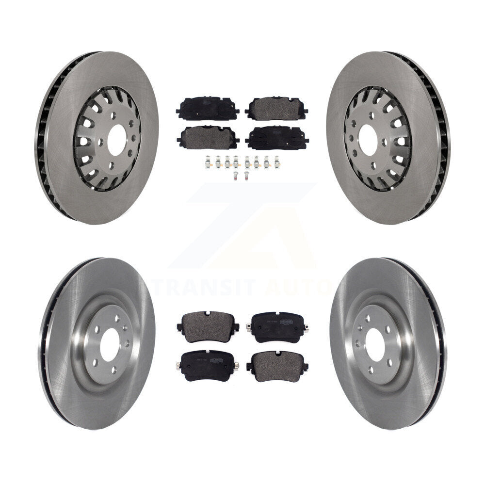 Rotors de frein à disque avant et arrière et kit de plaquettes semi-métalliques pour Audi Q8 A8 Quattr 2019