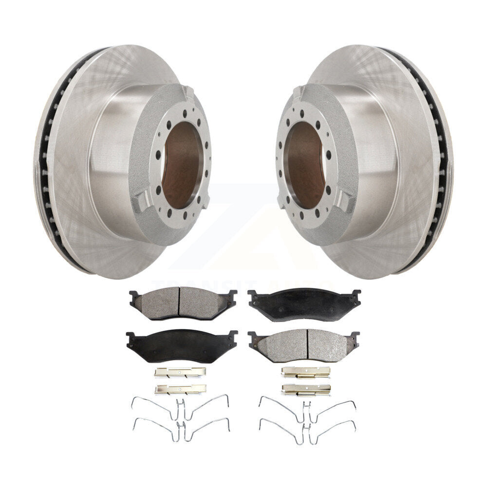 Kit de plaquettes semi-métalliques de Rotor de frein arrière, pour Ford F-450 Super Duty F-550 TerraSta