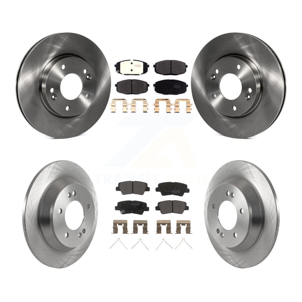 Kit de plaquettes de frein semi-métalliques pour Rotor de frein avant et arrière, pour Hyundai Kona FWD 2022 avec 1.6