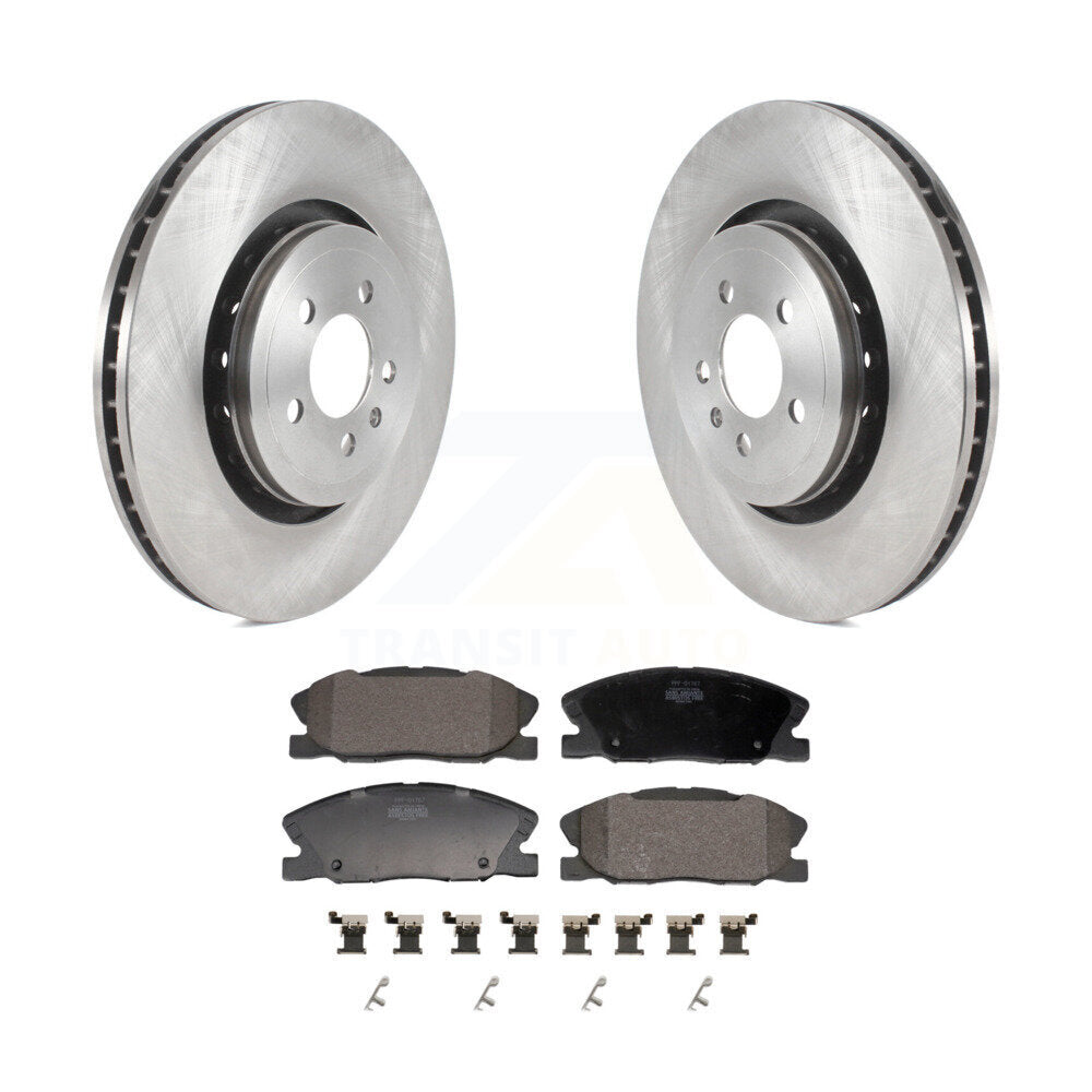 Kit de disques de frein à disque avant et plaquettes semi-métalliques pour Dodge Charger K8F-103966