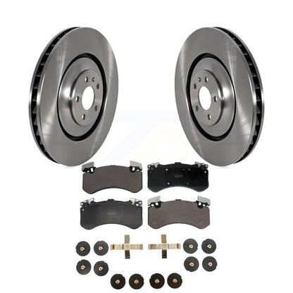 Kit de disques de frein à disque avant et plaquettes semi-métalliques pour Audi A8 Quattro S7 S8
