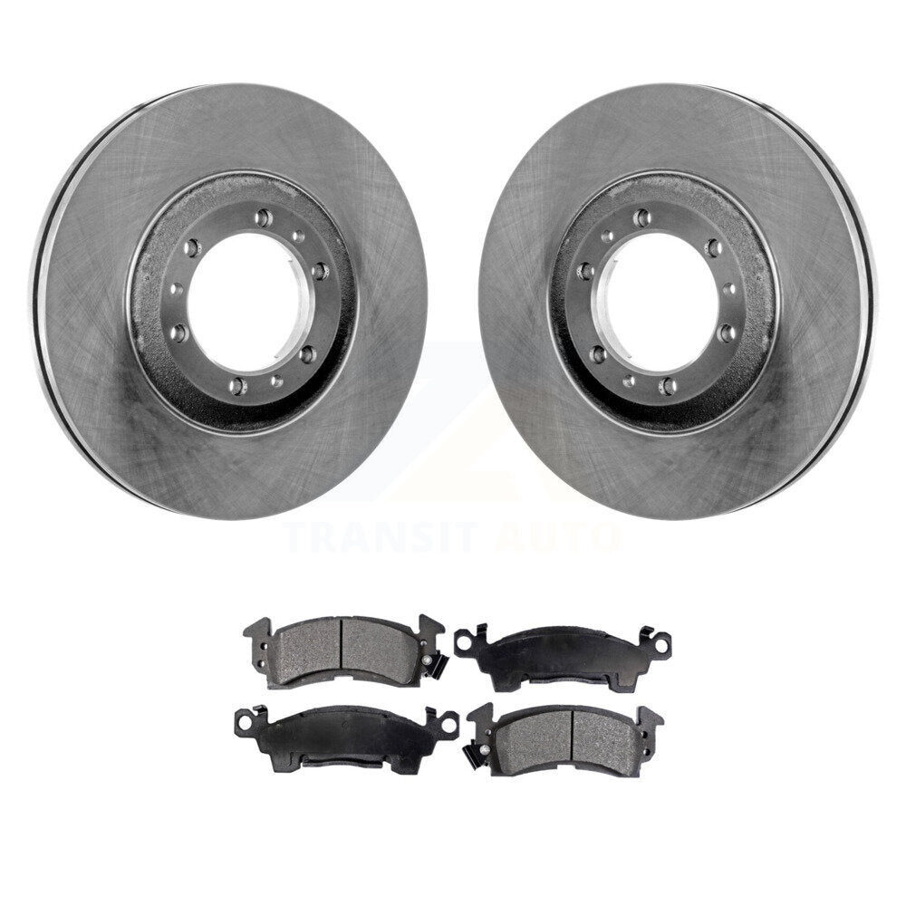 Kit de rotor de frein avant et de plaquettes semi-métalliques pour châssis commercial Cadillac 5.7
