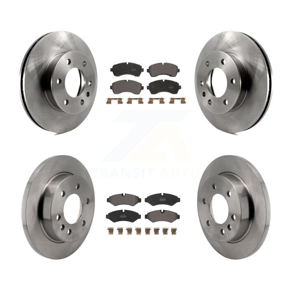 Kit de rotor de frein avant et arrière et plaquettes semi-métalliques pour Mercedes-Benz Sprinter 250
