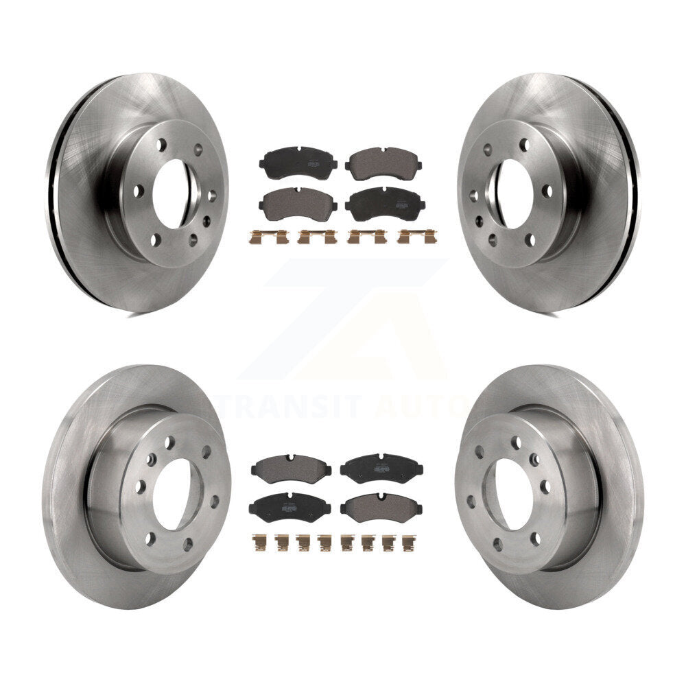 Kit de rotor de frein avant et arrière et plaquettes semi-métalliques pour Mercedes-Benz Sprinter 250