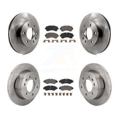 Kit de rotor de frein avant et arrière et plaquettes semi-métalliques pour Mercedes-Benz Sprinter 250