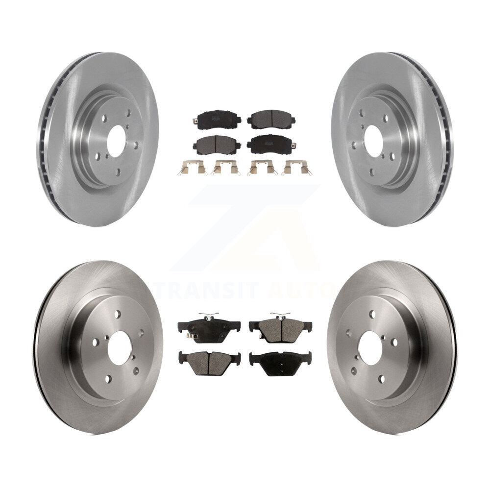 Kit de plaquettes de frein semi-métalliques pour Rotor de frein avant et arrière, pour Subaru Outback Legac 2020 – 2022