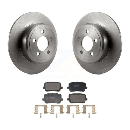 Kit de disques de frein à disque arrière et plaquettes semi-métalliques pour Dodge Charger K8F-103987