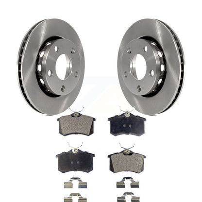 Kit disques de frein à disque arrière et plaquettes semi-métalliques pour Audi S4 K8F-103990