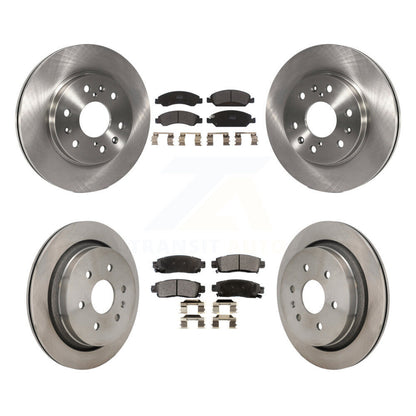 Kit de rotors de frein à disque avant et arrière et plaquettes semi-métalliques pour Cadillac XTS