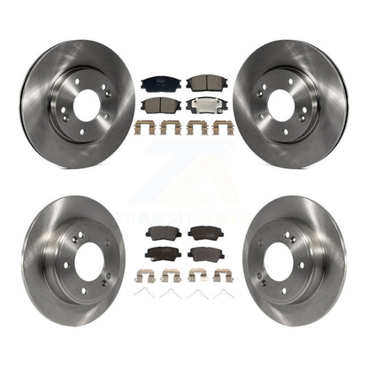 Kit de rotor de frein à disque avant et arrière et plaquettes semi-métalliques pour Hyundai Venue Kia Sou