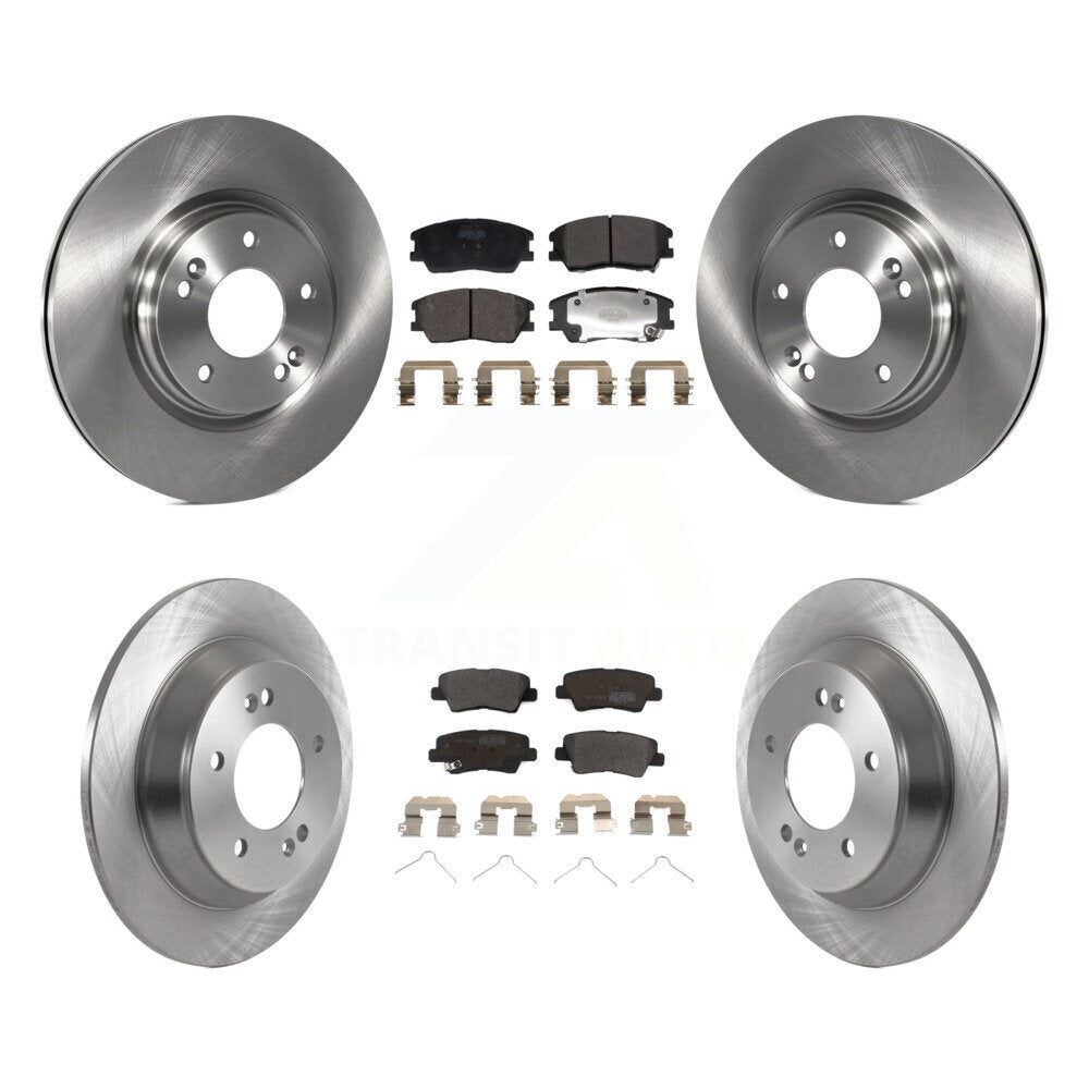 Kit de plaquettes de frein semi-métalliques pour Rotor de frein avant et arrière, pour Kia Soul 1,6 l avec turbocompresseur