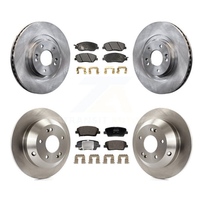 Rotor de frein à disque avant et arrière et Kit de plaquettes semi-métalliques pour Hyundai Santa Fe XL 3.3