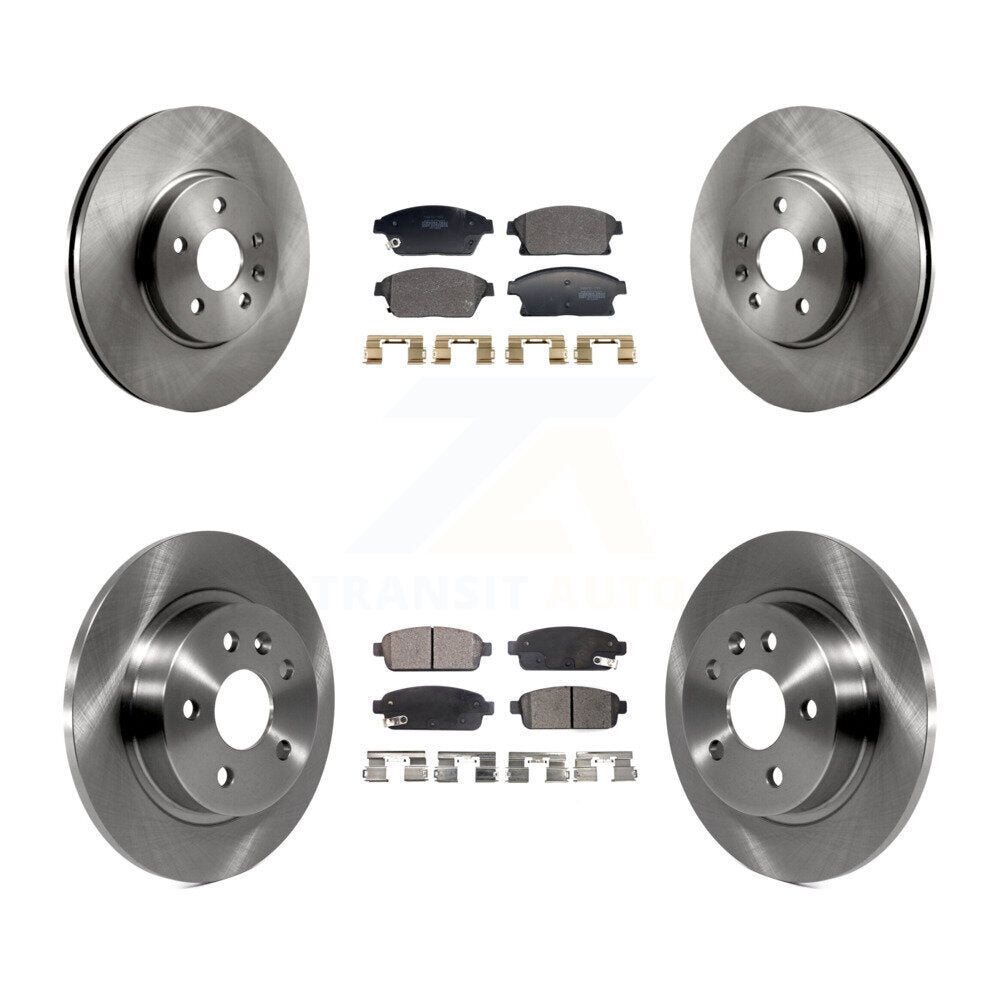 Kit de rotor de frein avant et arrière et plaquettes semi-métalliques pour Chevrolet Trax Buick Encor