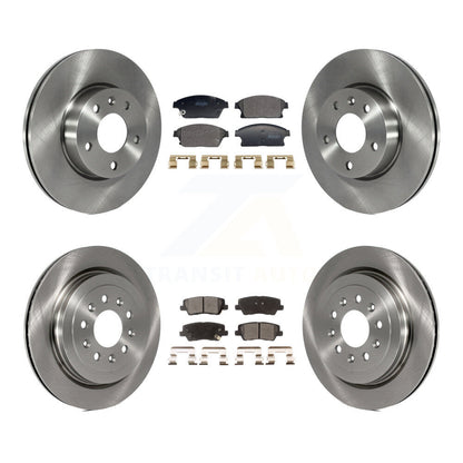 Kit de rotors de frein à disque avant et arrière et plaquettes semi-métalliques pour Cadillac ATS