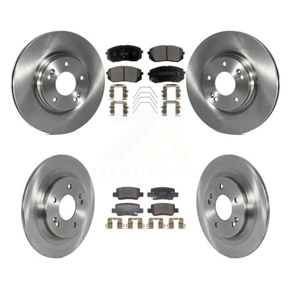 Kit de rotors de frein à disque avant et arrière et plaquettes semi-métalliques pour Kia Seltos