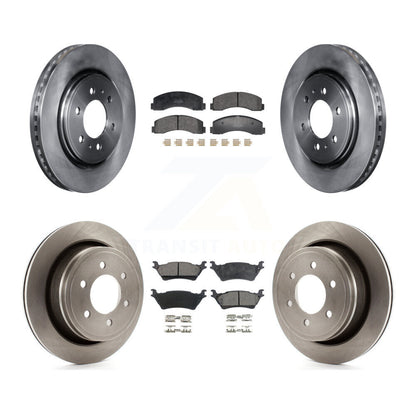 Kit de disques de frein à disque avant et arrière et plaquettes semi-métalliques pour Ford F-150