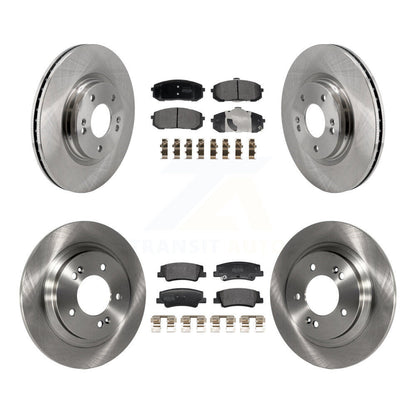 Kit de rotor de frein avant et arrière et plaquettes semi-métalliques, pour Hyundai Sonata Kia Niro EV K